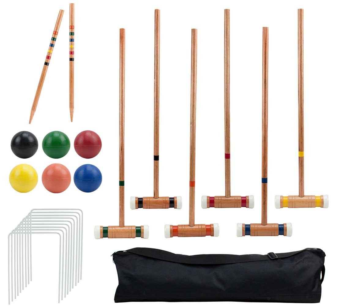 set up croquet wicket