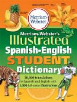 Cover image for Merriam-Webster's Illustrated Spanish-English Student Dictionary