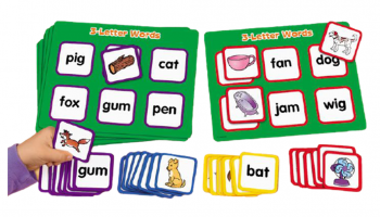 Picture Word Match 3 Letter Words Kit
