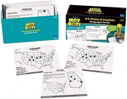 Hot Dots U.S. States & Capitals Kit